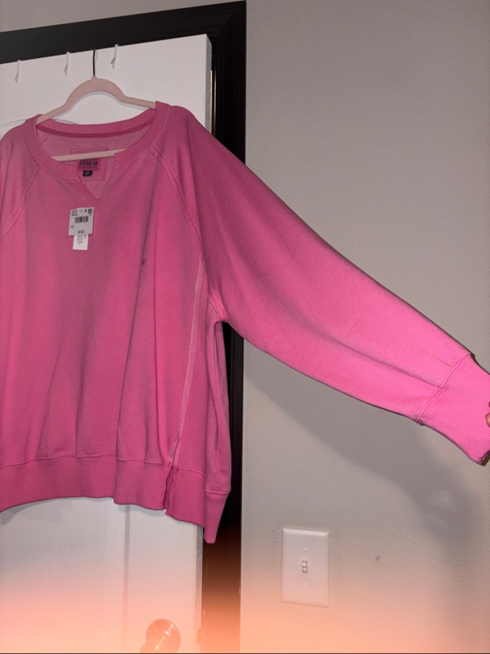 American Eagle Outfitters Pink Crewneck Sweater - Picture 3 of 5